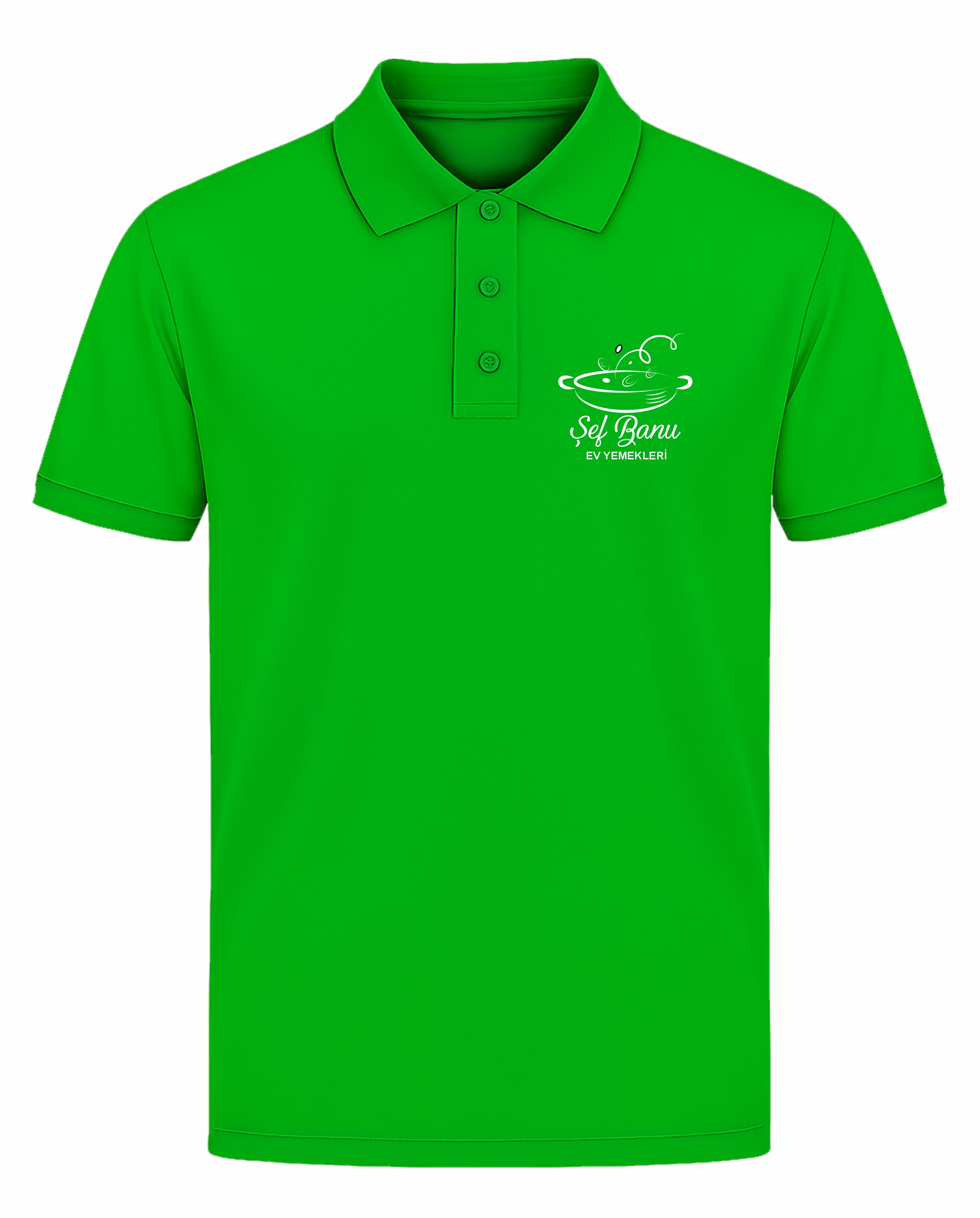 Yeşil polo yaka tişört